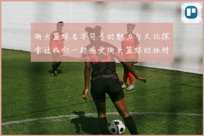 街头篮球名字符号的魅力与文化探索让我们一起感受街头篮球的独特风采与精神